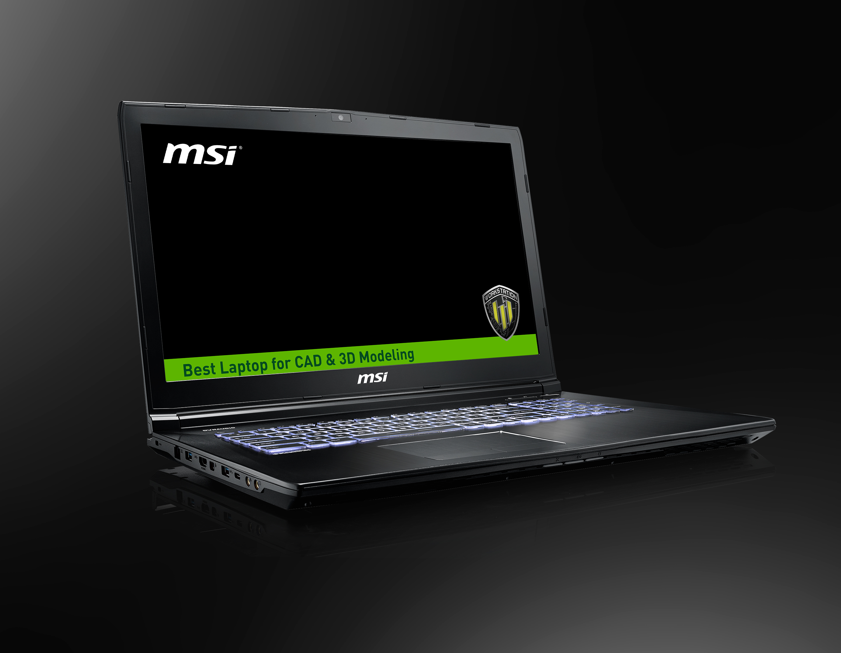 MSI Workstation WE72 Photo3